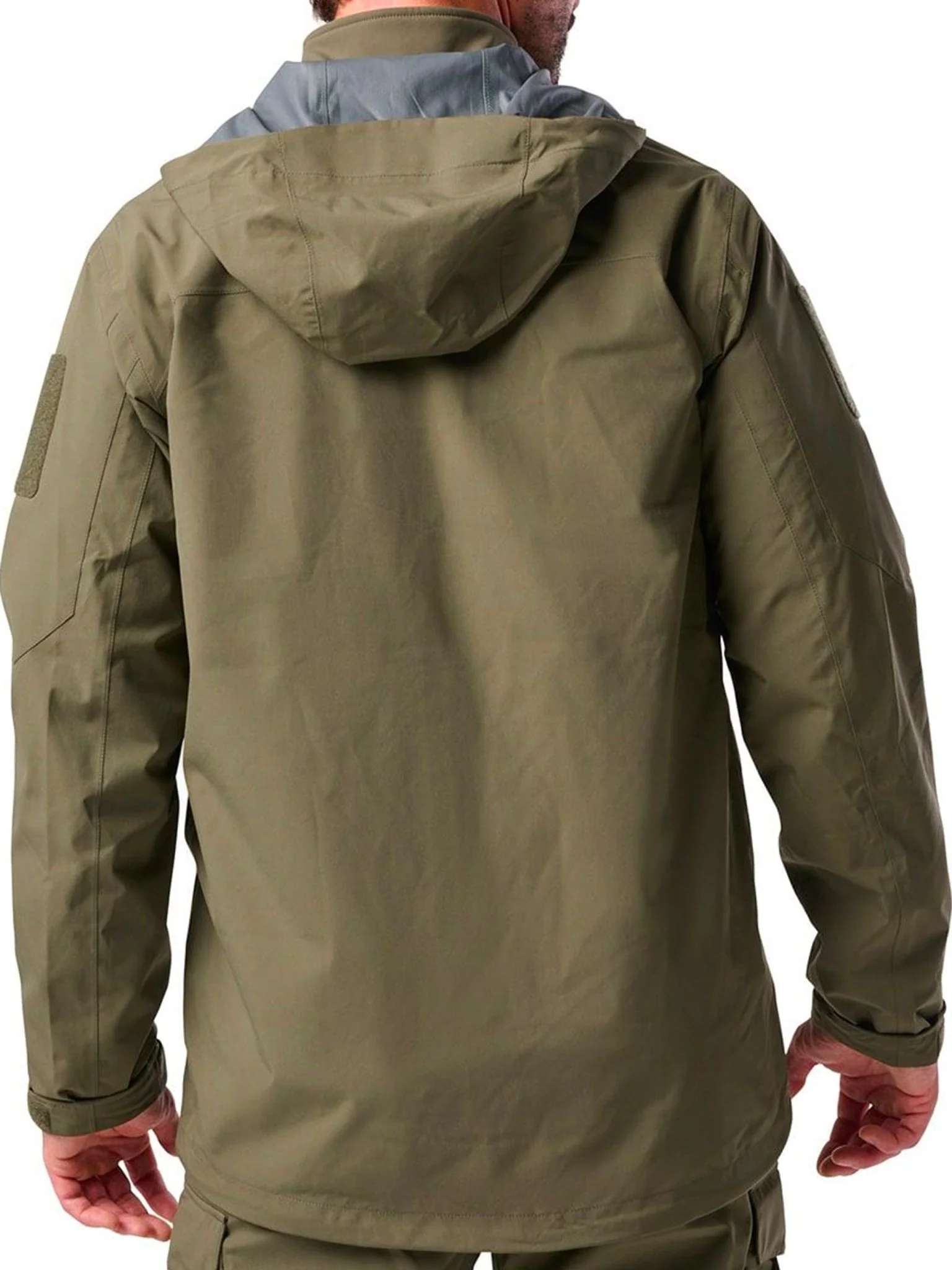 5.11 Tactical Waterproof & Breathable Force Rainshell Jacket EN 343 Certified Style 48632 - Image 3