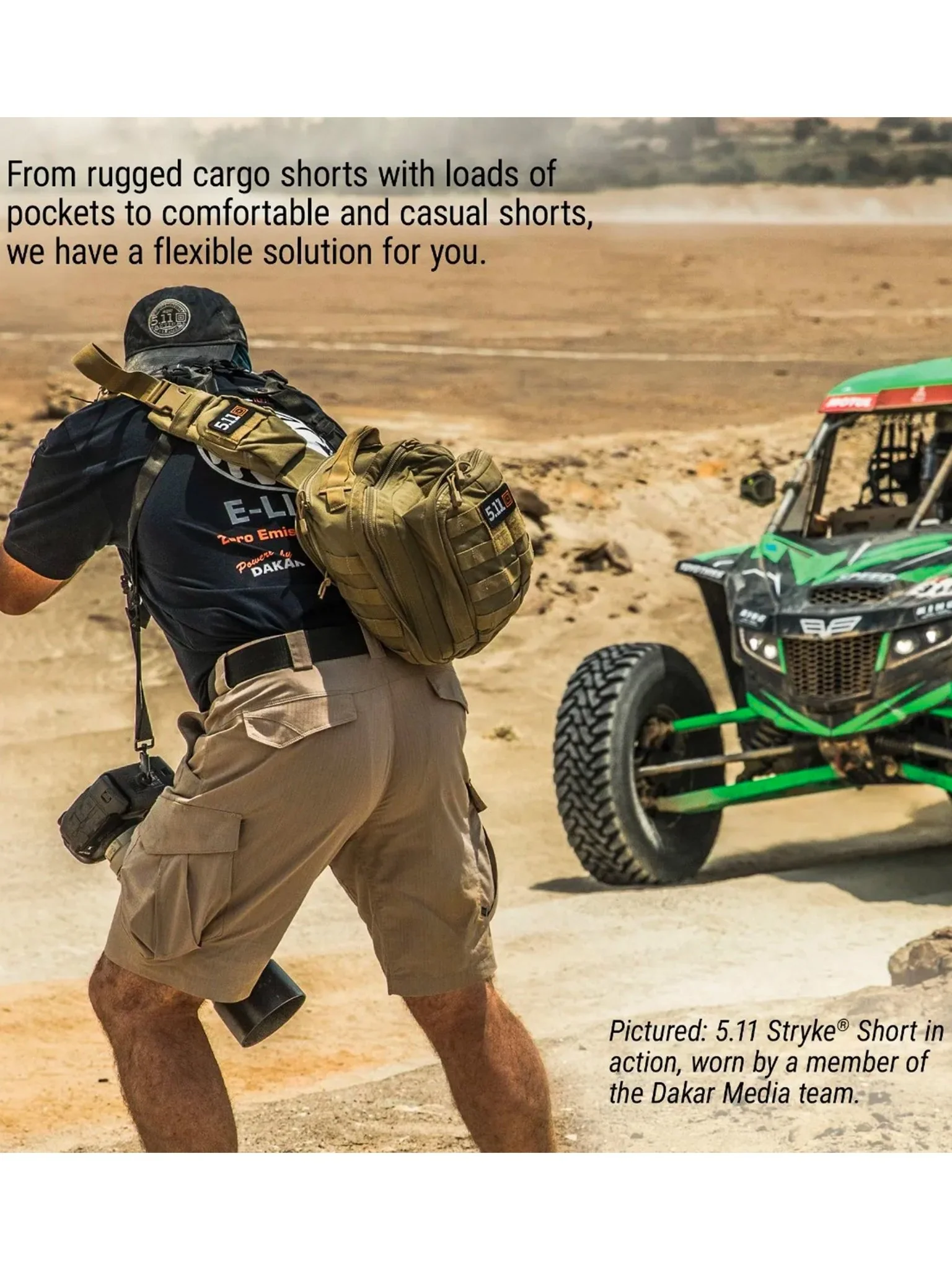 5.11 Tactical Stryke Short - Mens Stryke 11" shorts Teflon finished, Ripstop - Style 73327 - Image 8