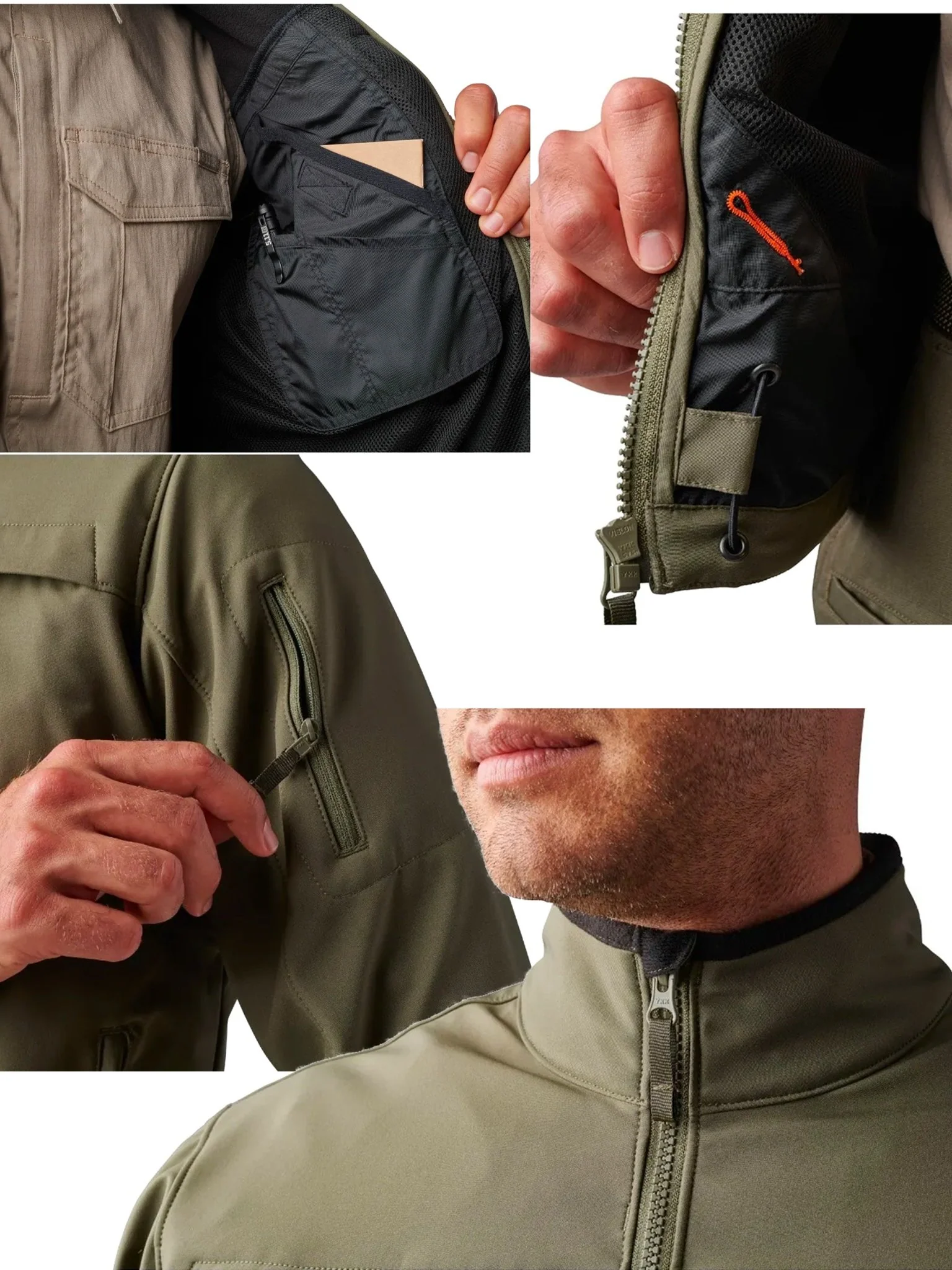 5.11 Tactical Chameleon Softshell Jacket 2.0 - Waterproof, Breathable & DWR treated - Image 4