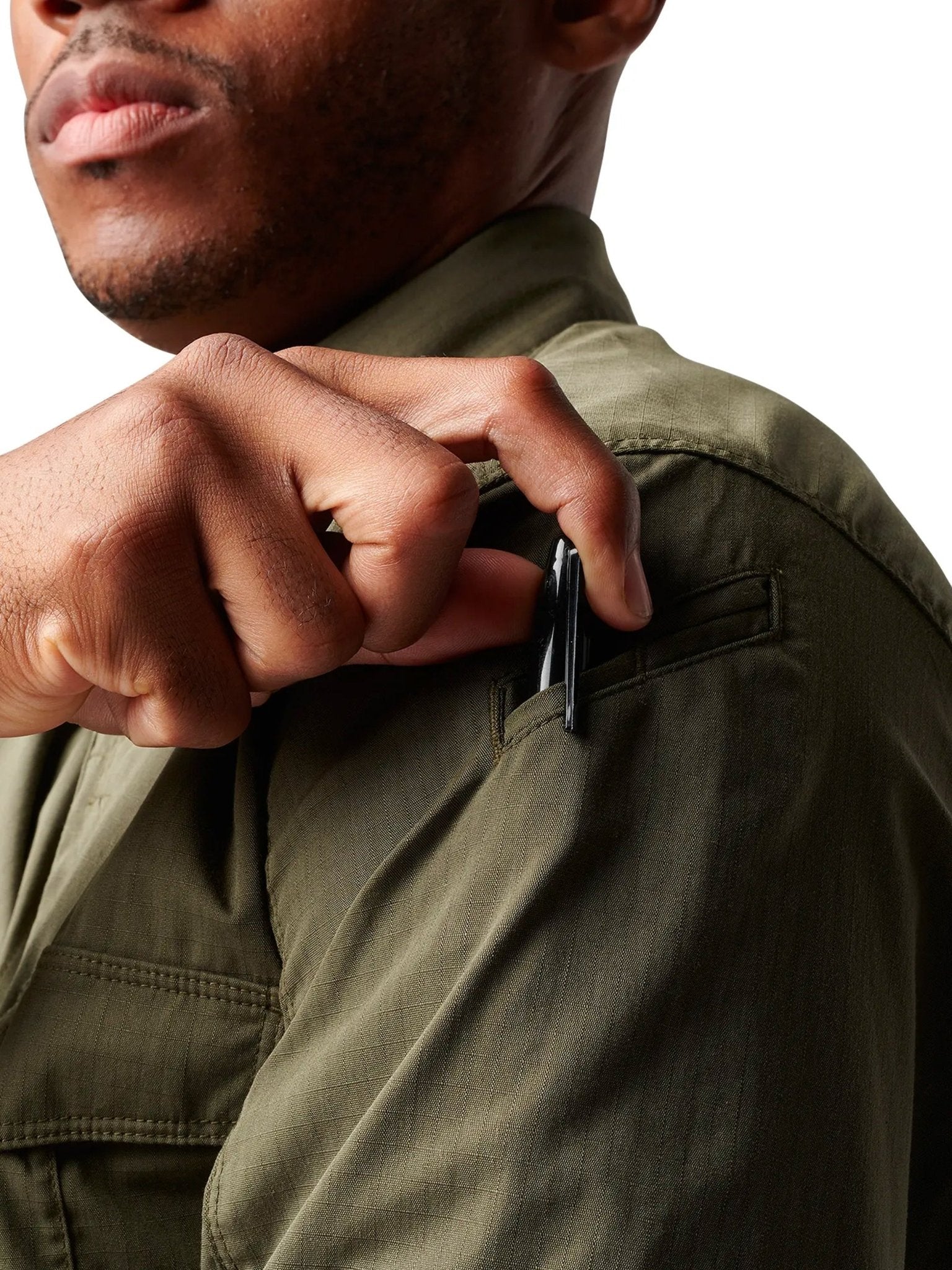 5.11 Tactical Mens Stryke Long Sleeve Shirt - Stretch Flex-Tac Fabric / Teflon treated - Image 8