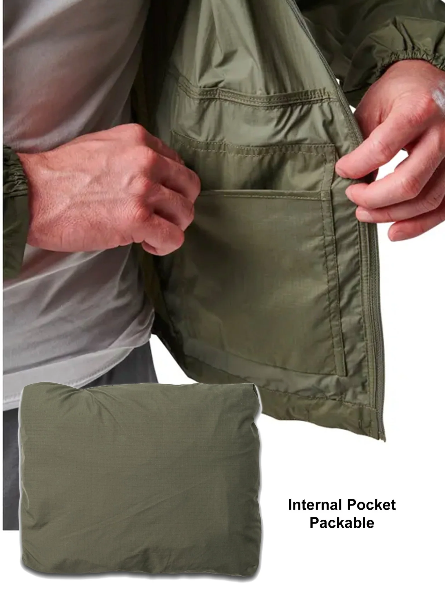 5.11 Tactical PT-R PACKABLE JACKET - Nylon Mini Ripstop - Style 82140 - Image 7