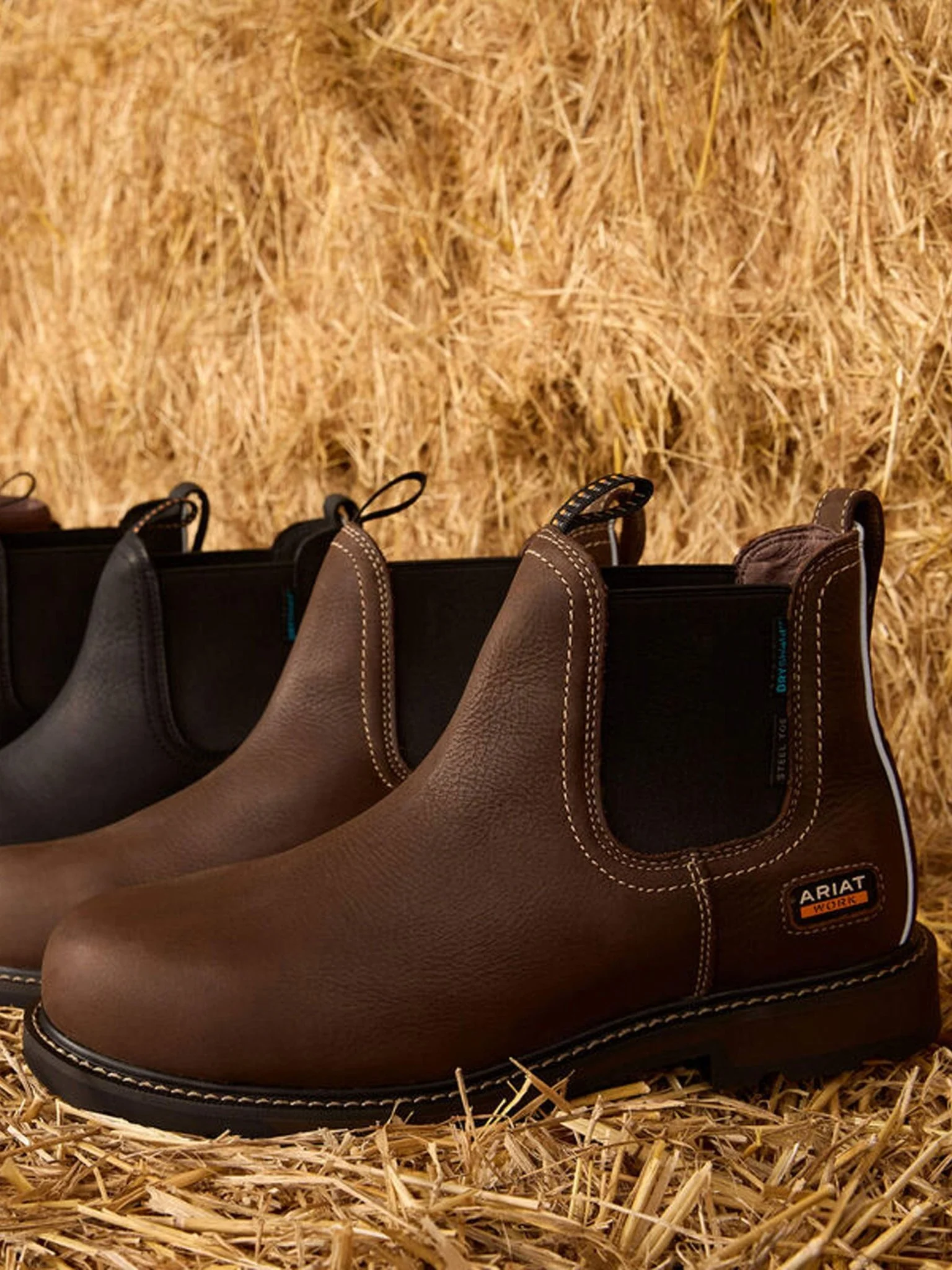 Ariat Groundbreaker Waterproof Work Safety Boot Chelsea / Dealer boot - Image 5