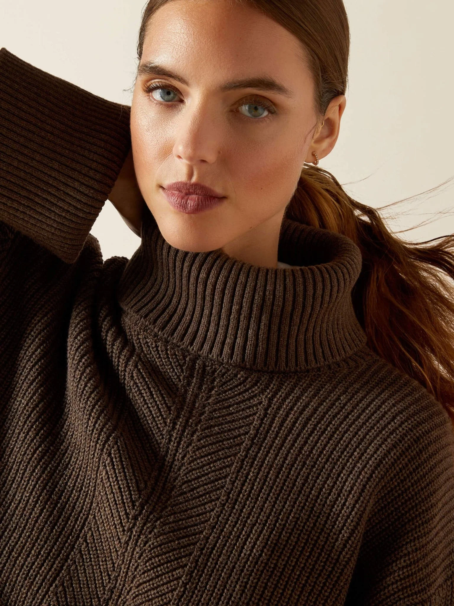 Ariat - Womens Lendal Wool / Cotton Sweater - Turtle Neck Ladies pullover / Jumper - Image 7