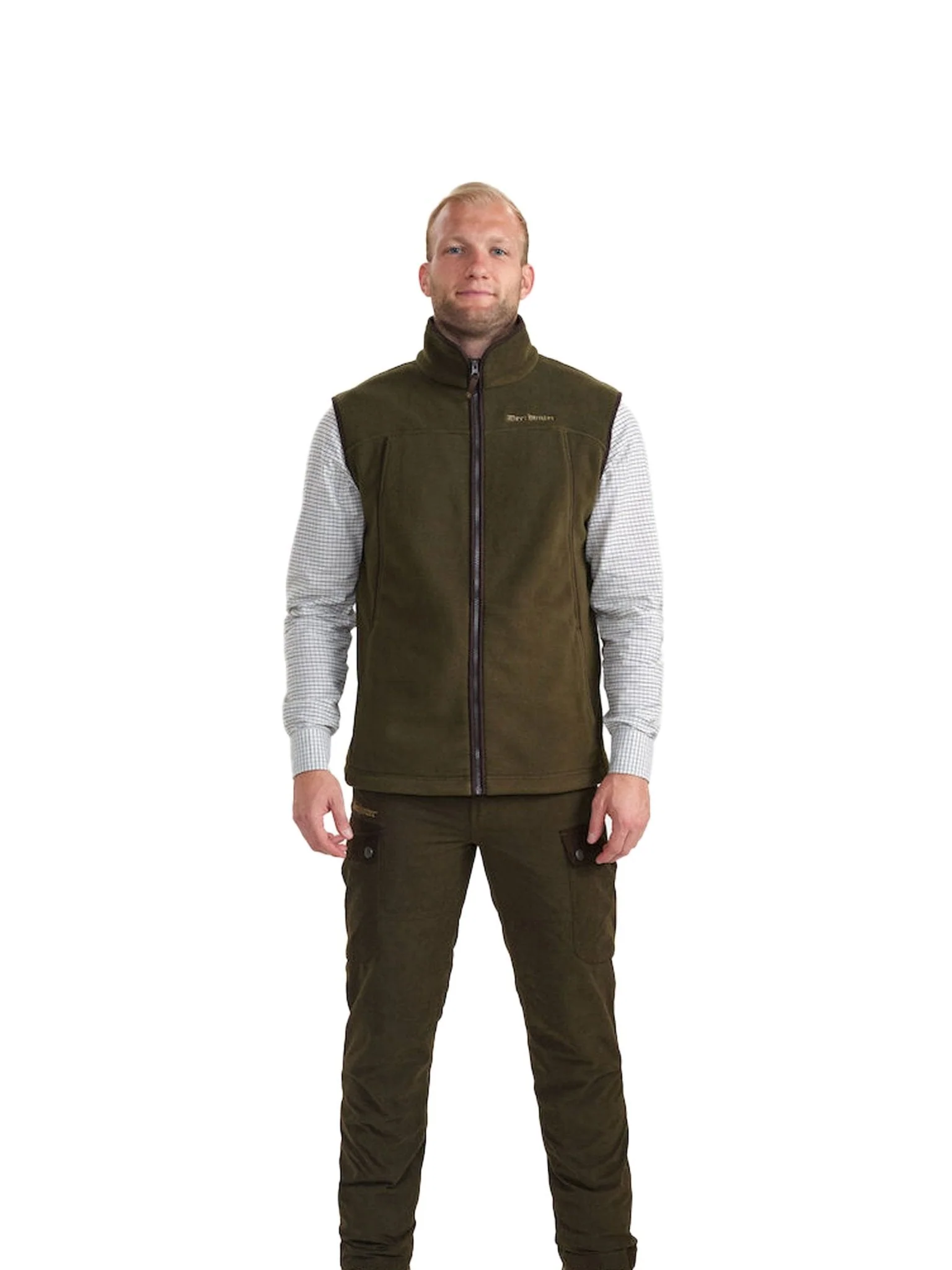 Deerhunter - Mens Fleece gilet / waistcoat - mens Eagle Fleece Gilet 320gram stretch with pockets. - Image 5