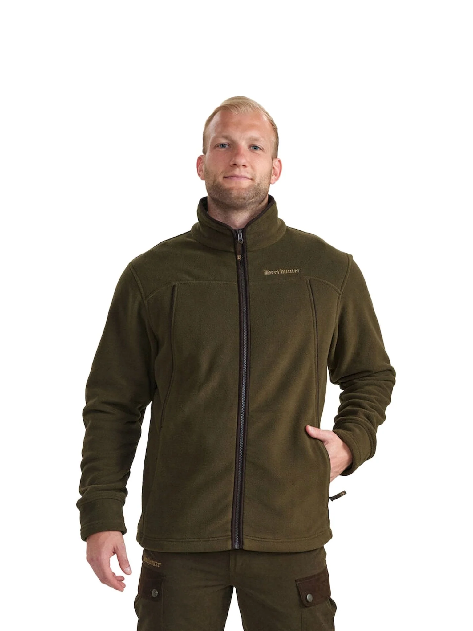 Deerhunter - Mens Fleece Jacket - Eagle Fleece Jacket 320gram stretch with pockets. - Image 3