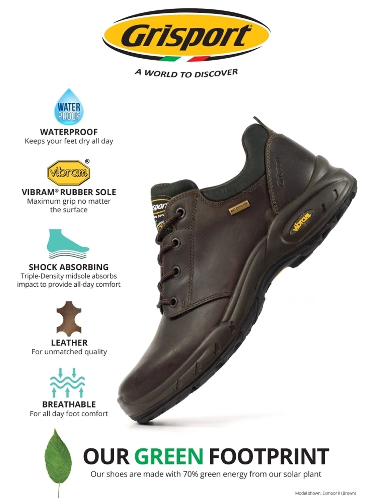 GriSport Exmoor II Waterproof Walking Shoe with Vibram sole - Image 6