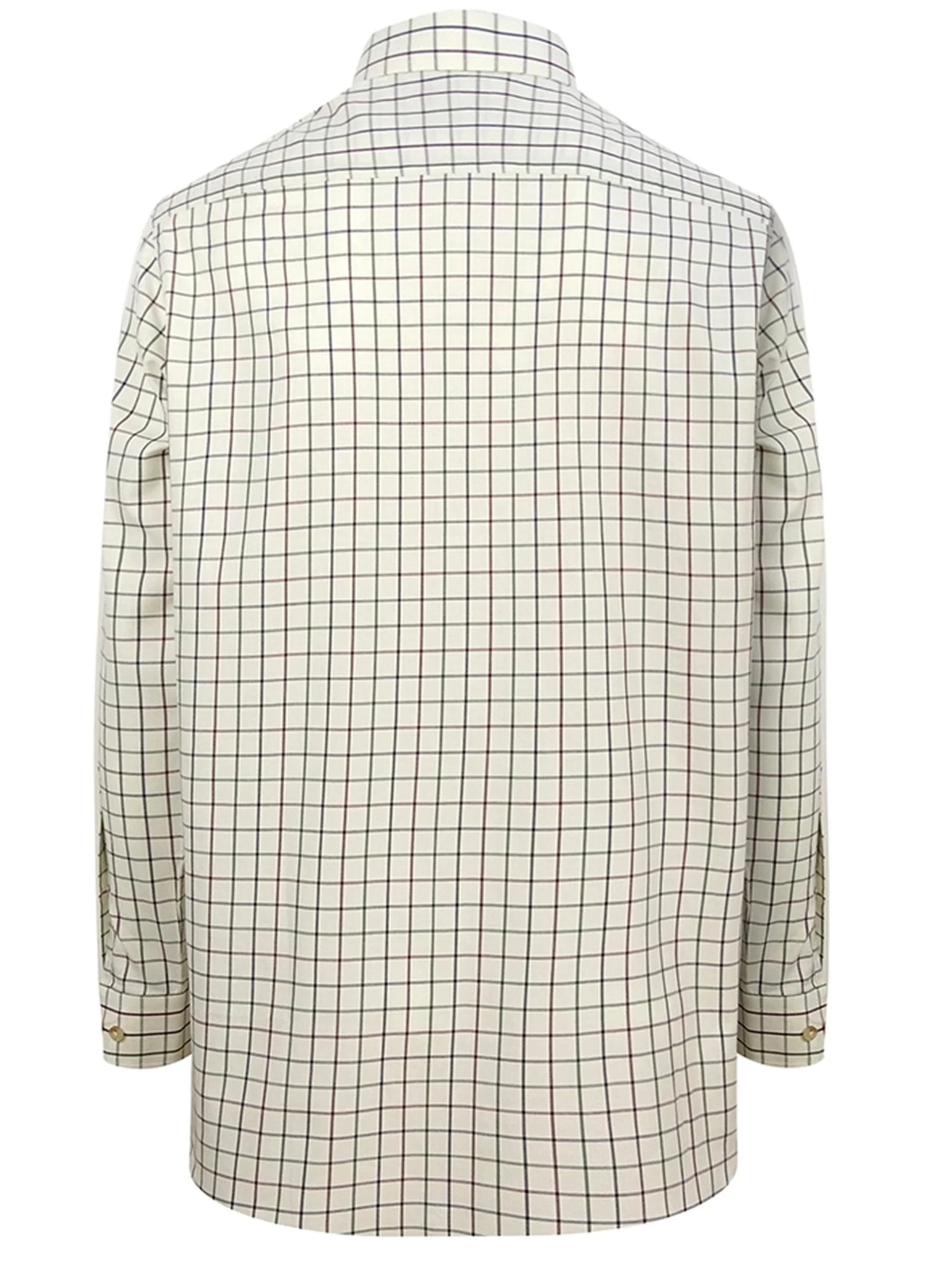 Hoggs of Fife Balmoral Luxury Tattersall Shirt mens checked shirt - Image 2
