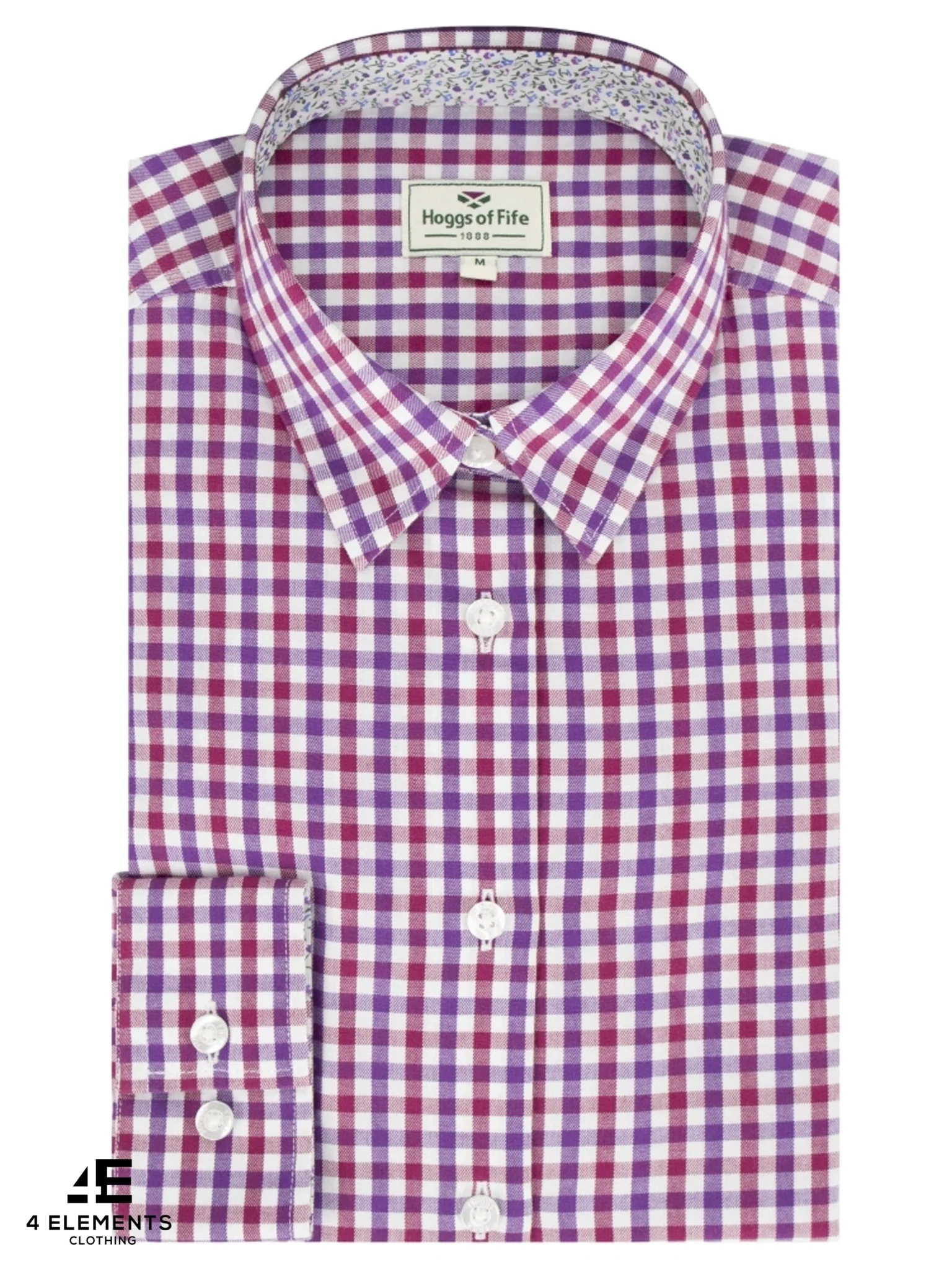 Hoggs of Fife Ladies Long sleeve Shirt, Womens Country check shirt Becky II - Image 7