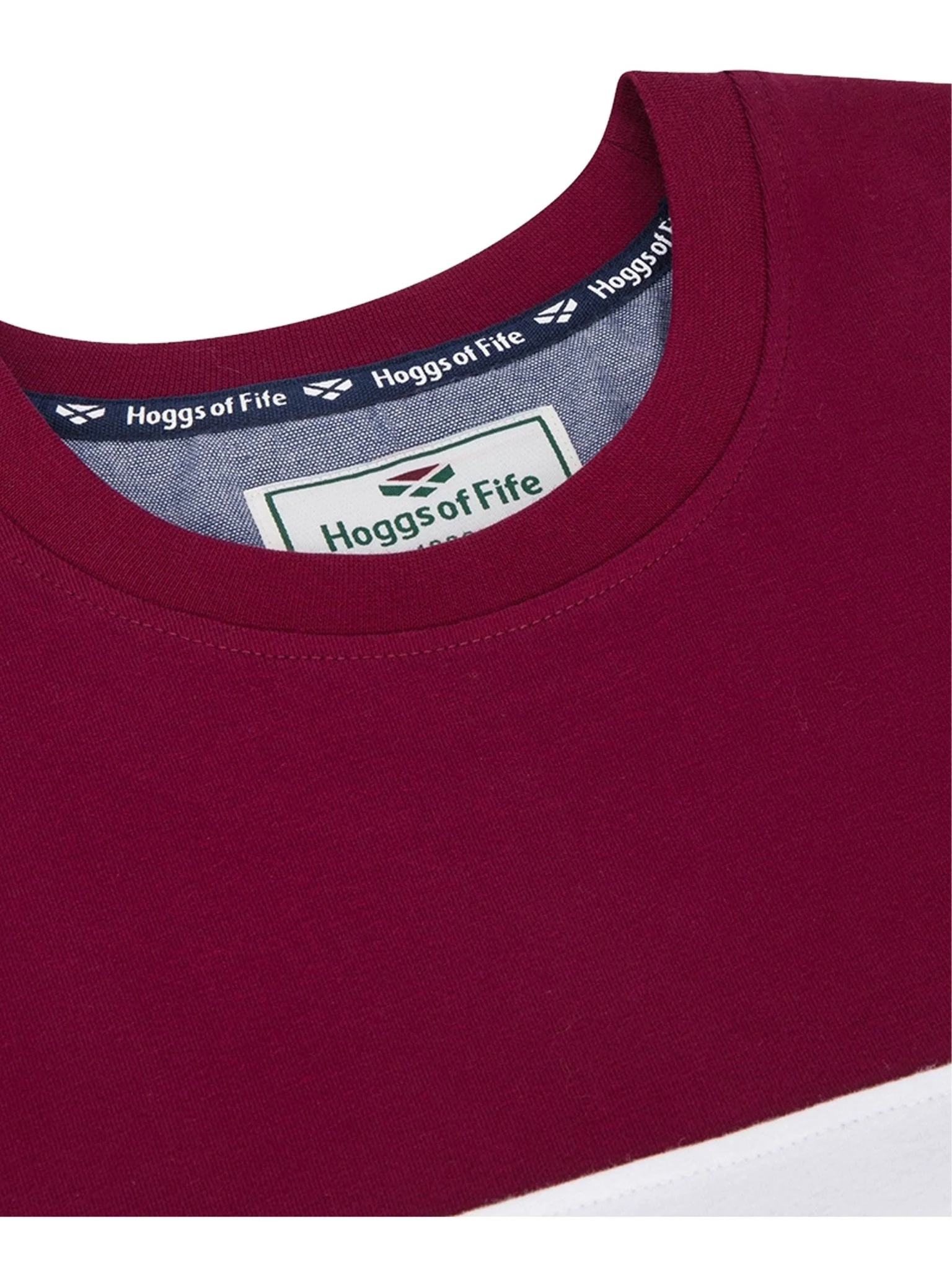 Hoggs of Fife Dalbeattie Colour Block Cotton Stretch T-Shirt - Image 5