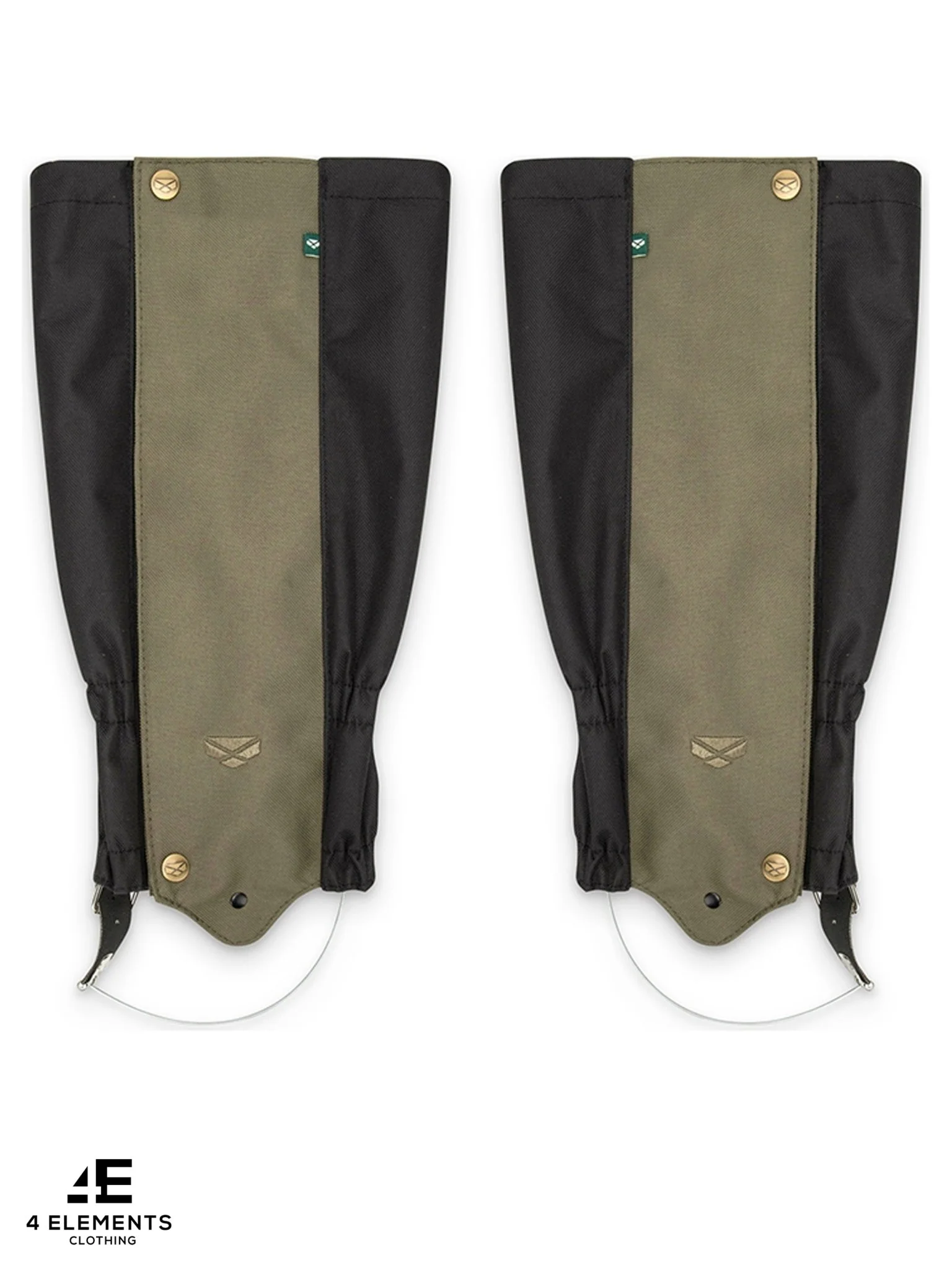 Hoggs of Fife Waterproof Boot Gaiter / oxford Gaiters in Green/Black - Image 3
