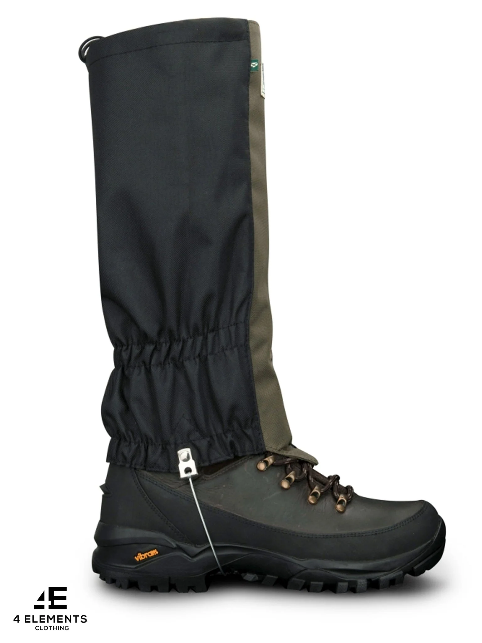 Hoggs of Fife Waterproof Boot Gaiter / oxford Gaiters in Green/Black - Image 5