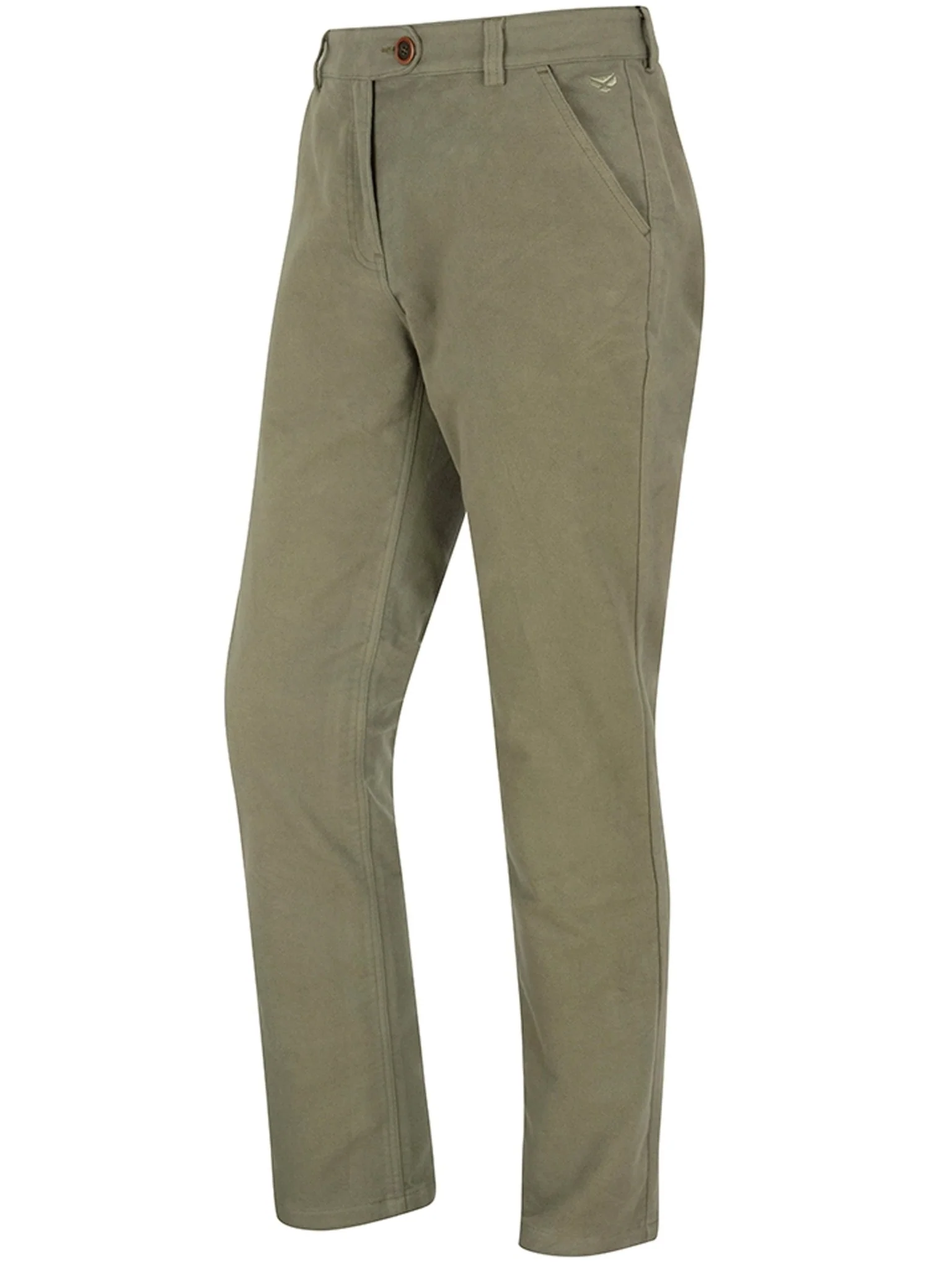 Hoggs of Fife Moleskin Trousers Mens / country woven Cotton casual Trousers - Monarch II - Image 3
