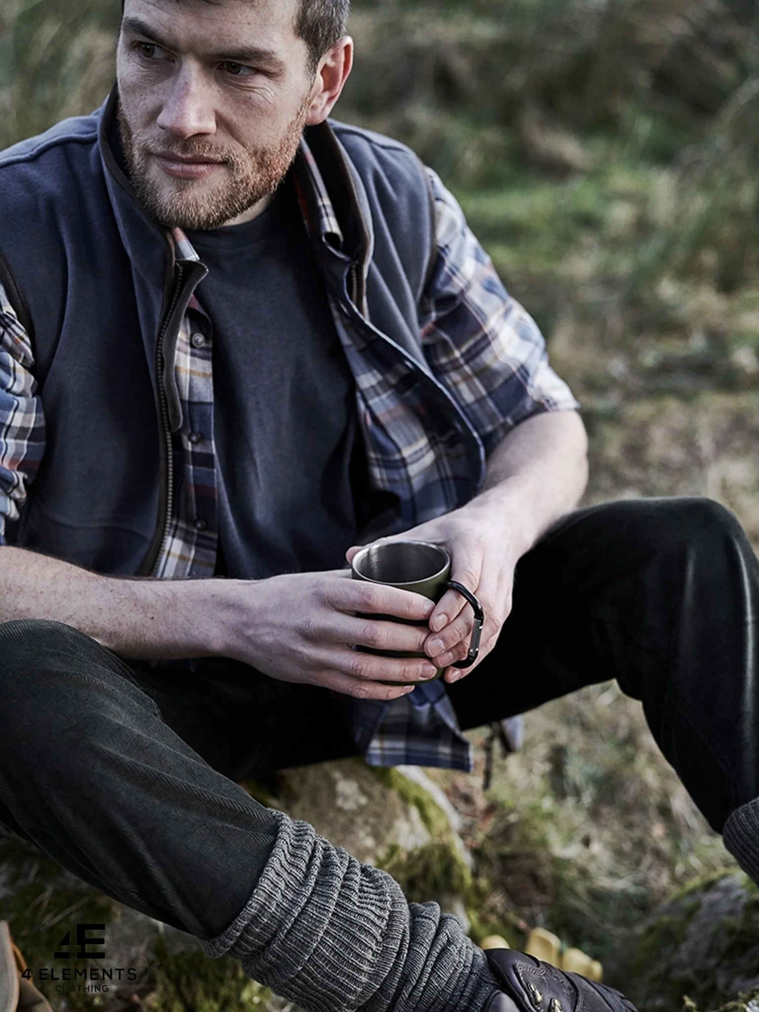 Hoggs of Fife - Stenton Fleece Gilet / Mens Waistcoat & Bodywarmer - Image 7