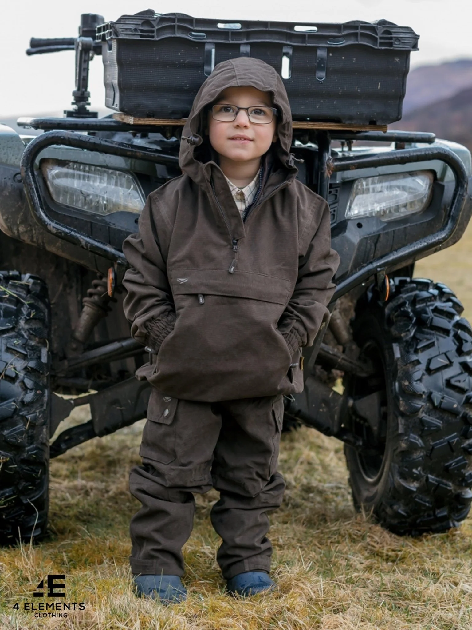 Hoggs of Fife - Struther Junior waterproof Smock / kids Jacket - Childrens - Image 3