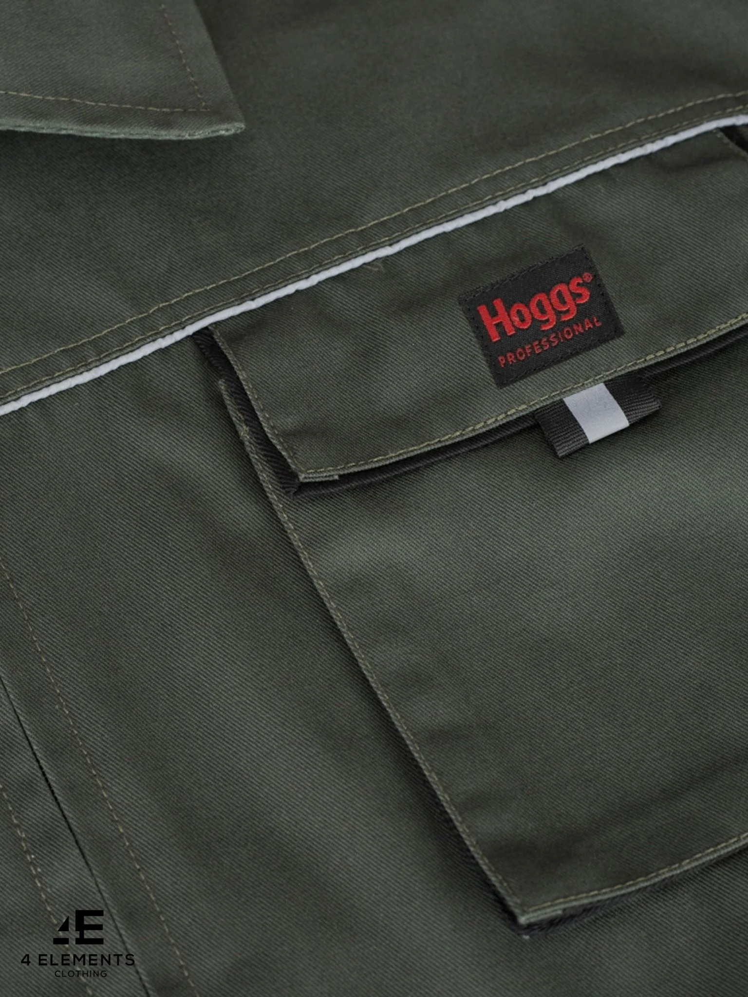 Hoggs of Fife - WorkHogg Coverall / Overalls / Boiler Suit with Zip entry - Image 4