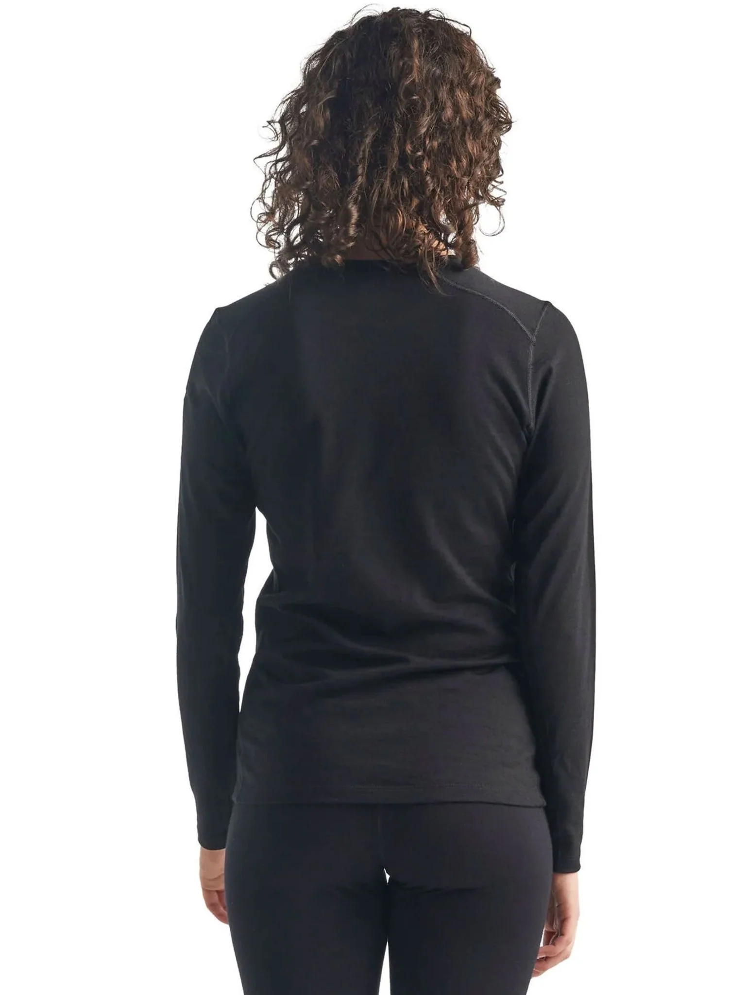 Icebreaker Women's Merino 200 Oasis Long Sleeve Crewe ladies Thermal Top - Image 3
