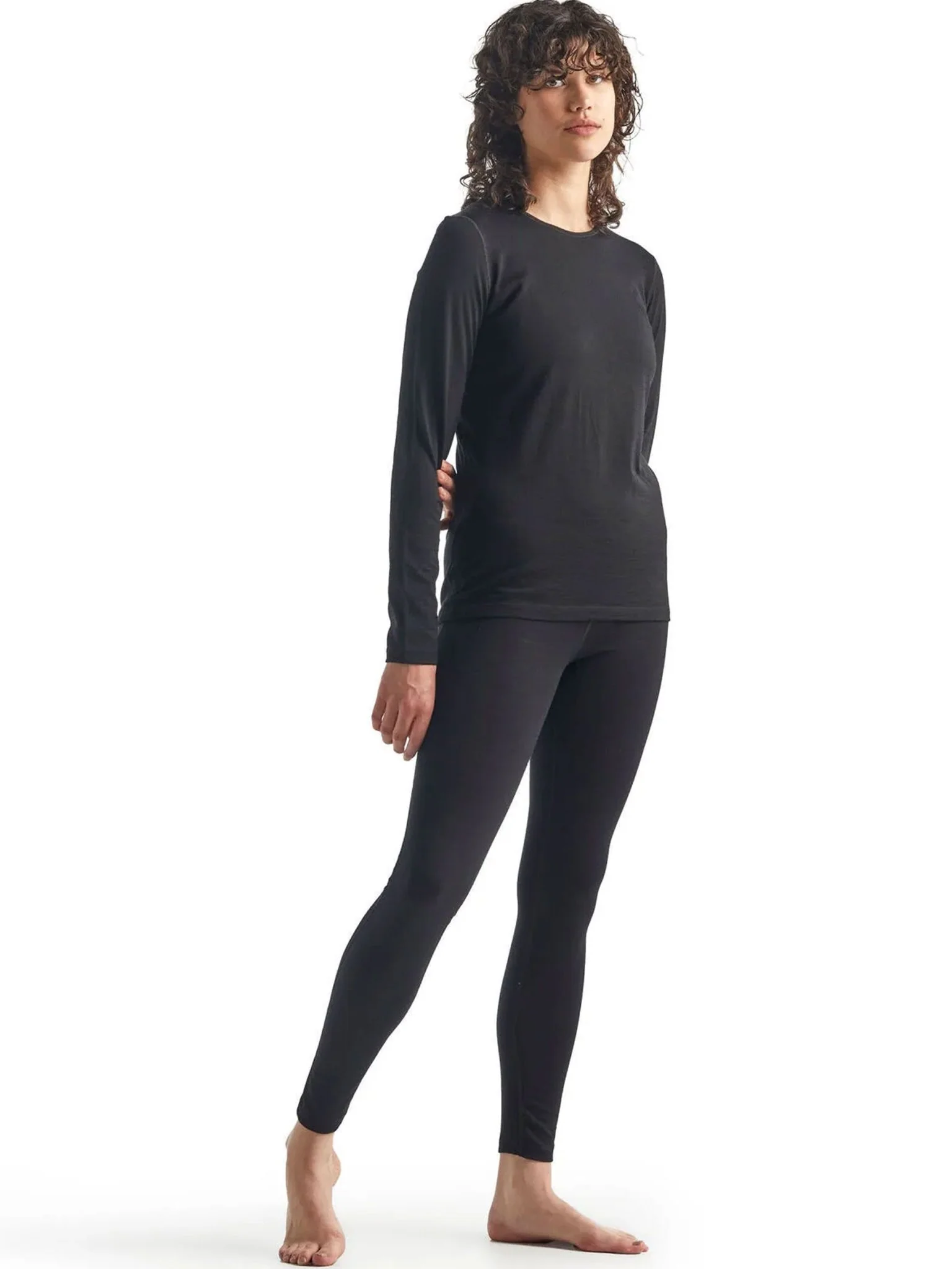 Icebreaker Women's Merino 200 Oasis Long Sleeve Crewe ladies Thermal Top - Image 4