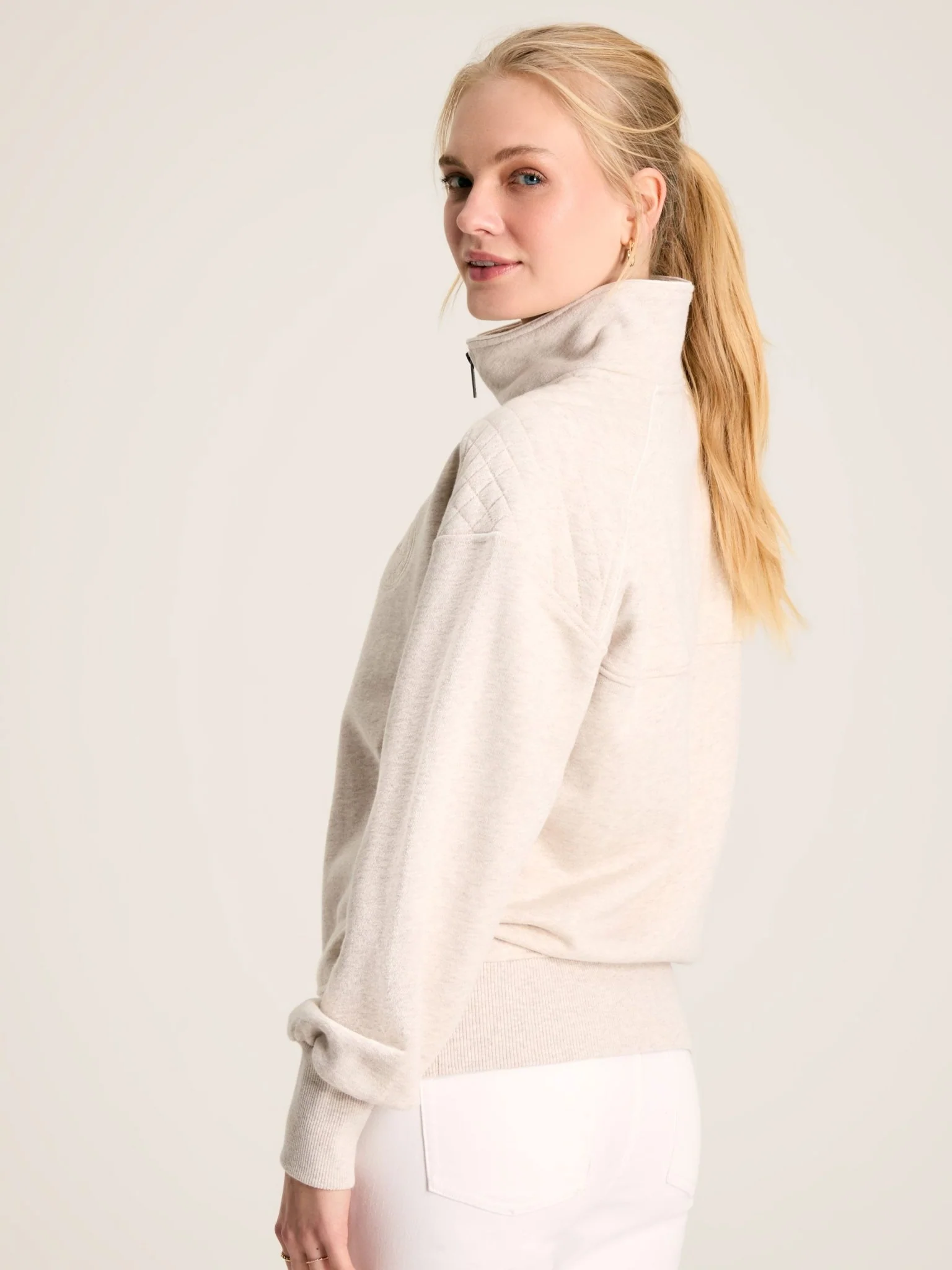 Joules - Joules Ladies Half Zip Sweatshirt Joules Racquet womens sweater - Image 7
