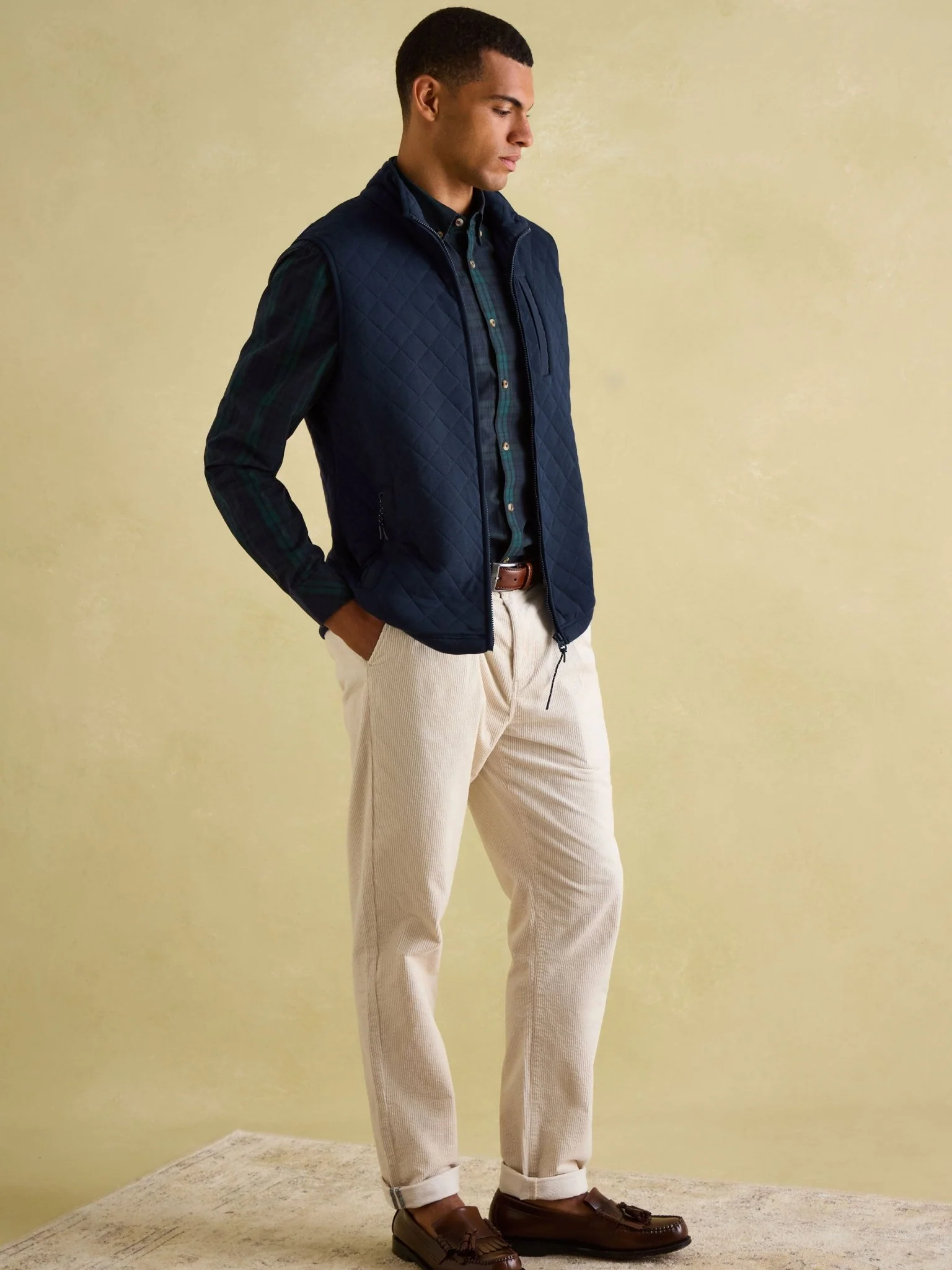Joules - Joules Malton Jersey Mens Gilet / mens waistcoat bodywarmer - Image 8