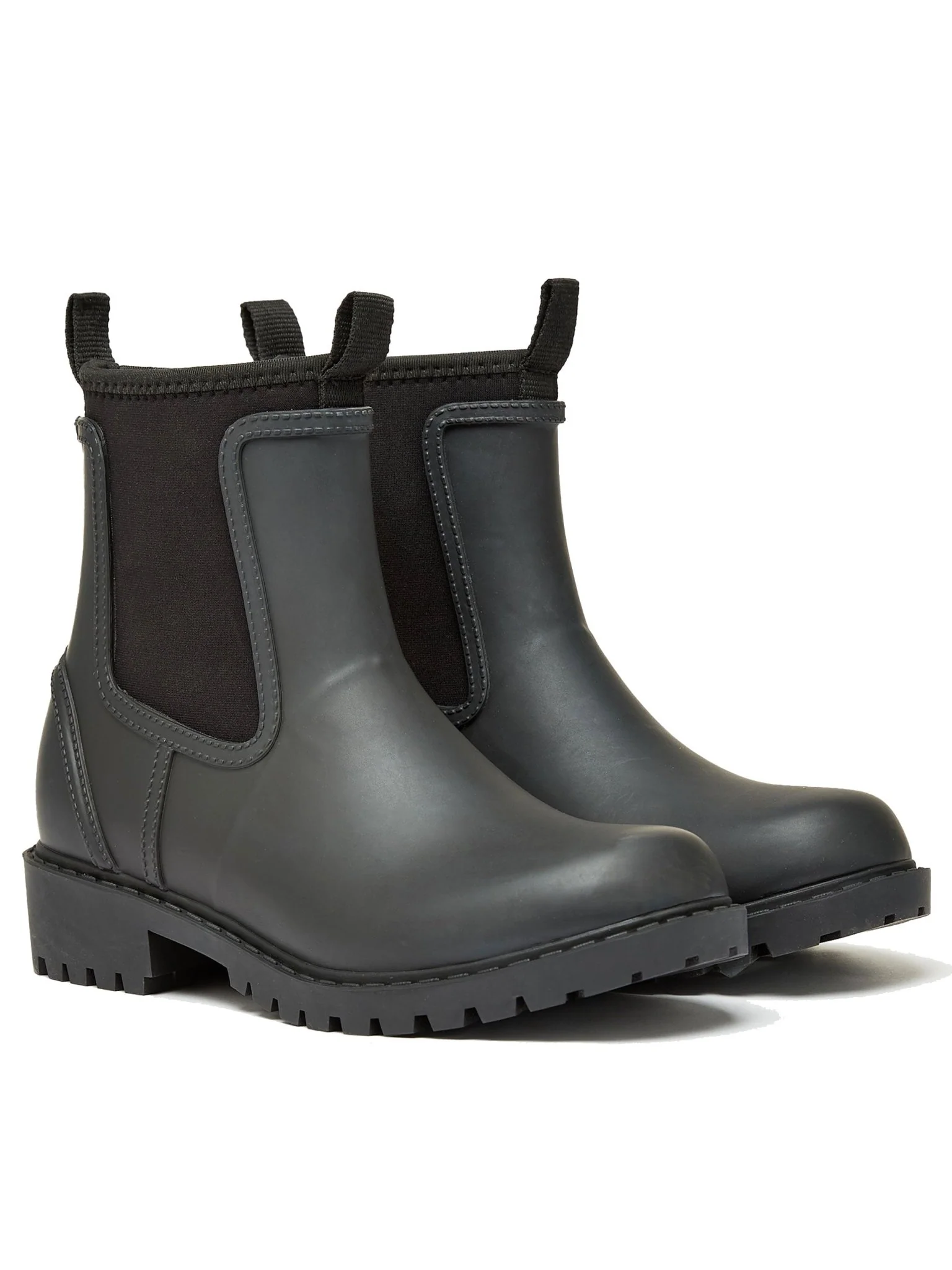 Joules - Joules Oakfield Short Neoprene Lined Waterproof Wellies / Wellington Boots - Image 3