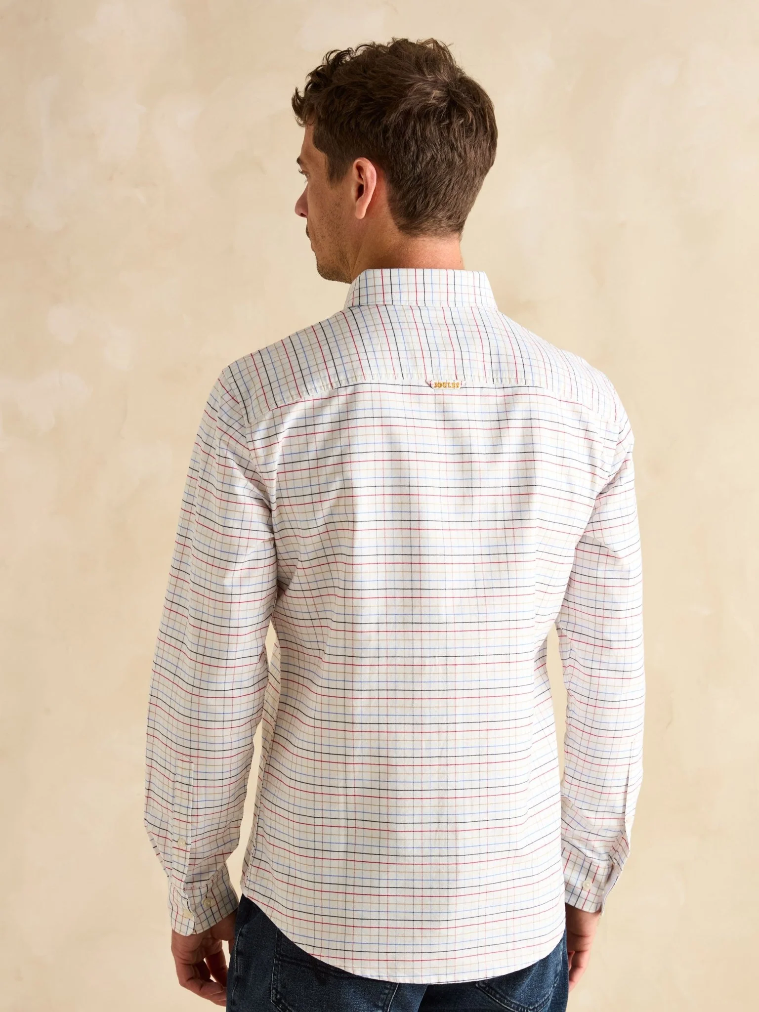 Joules - Joules Welford Mens Shirt - Cotton Long Sleeve Check Shirt - Image 11