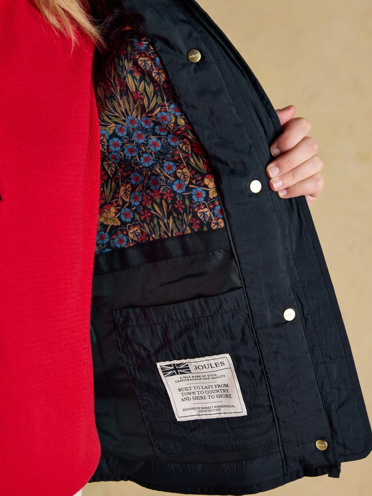 Joules Ladies Highclere Quilted Jacket - Womens padded coat - Image 16