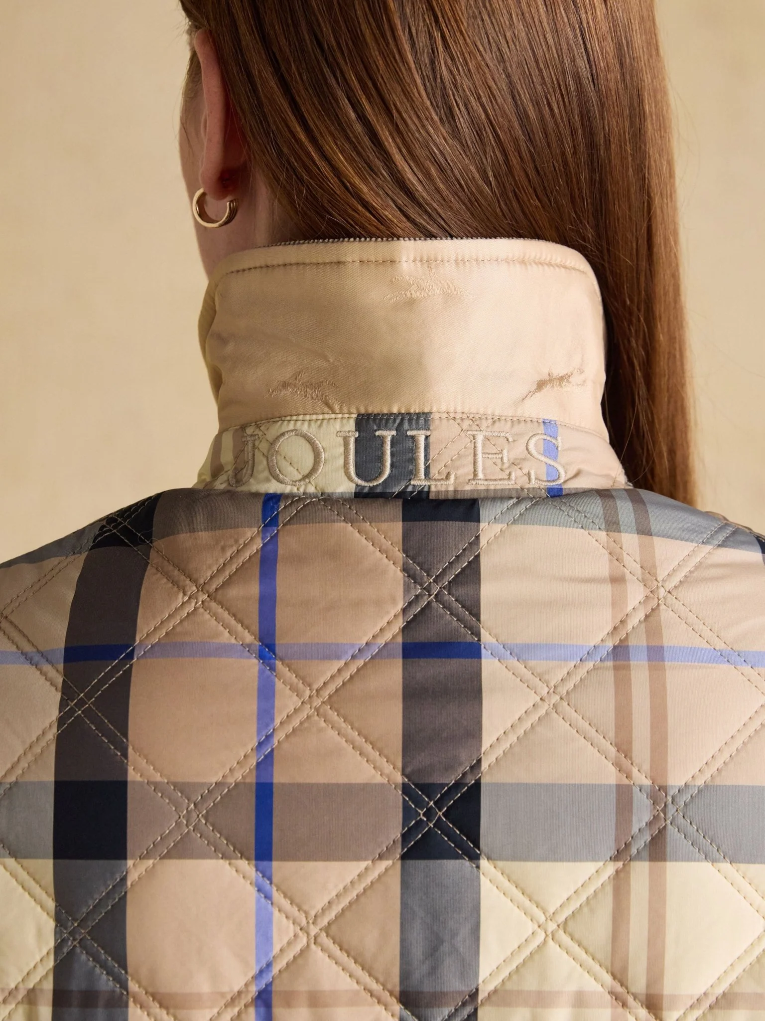 Joules Womens Harrogate Jacket / Ladies showerproof quilted barn jacket - Image 6