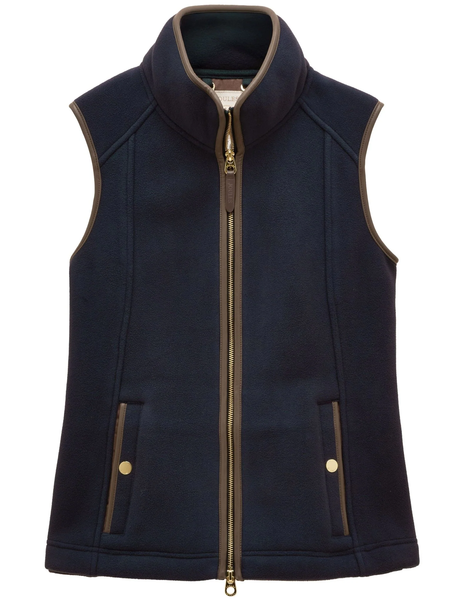 Joules Womens Heritage Fleece Gilet / Ladies Full zip fleece waistcoat / vest
