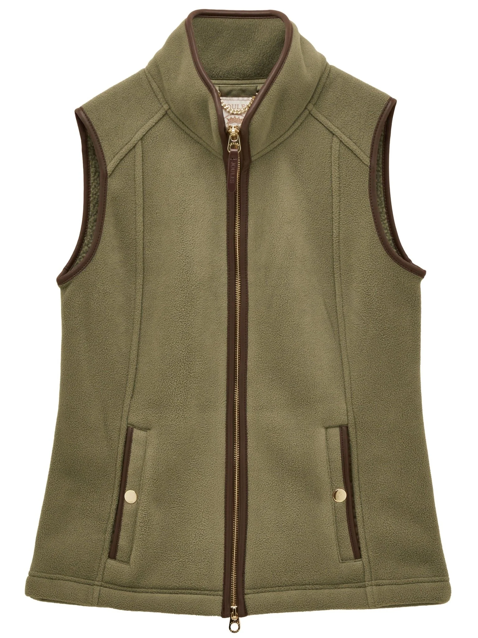 Joules Womens Heritage Fleece Gilet / Ladies Full zip fleece waistcoat / vest - Image 2