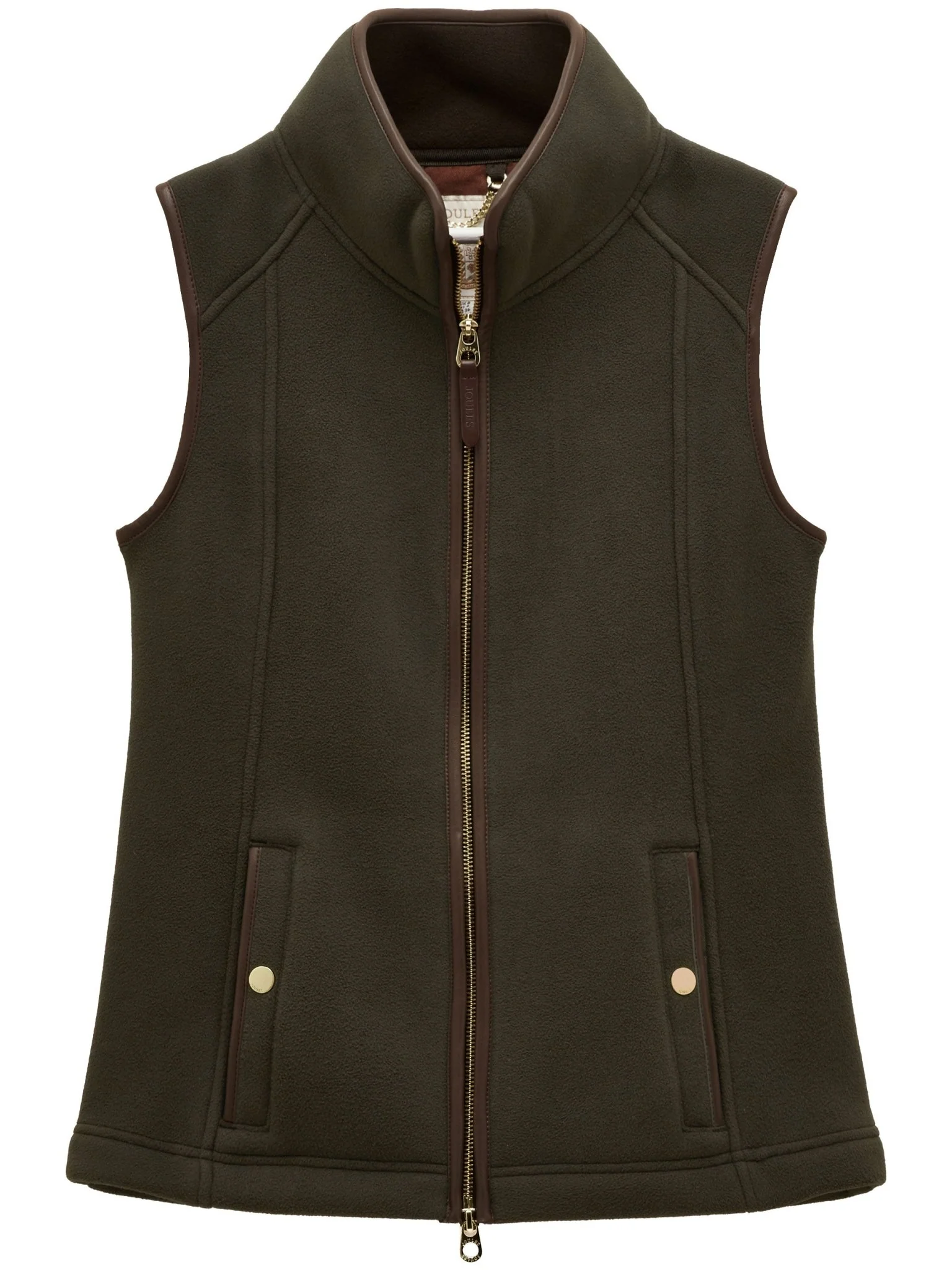 Joules Womens Heritage Fleece Gilet / Ladies Full zip fleece waistcoat / vest - Image 4