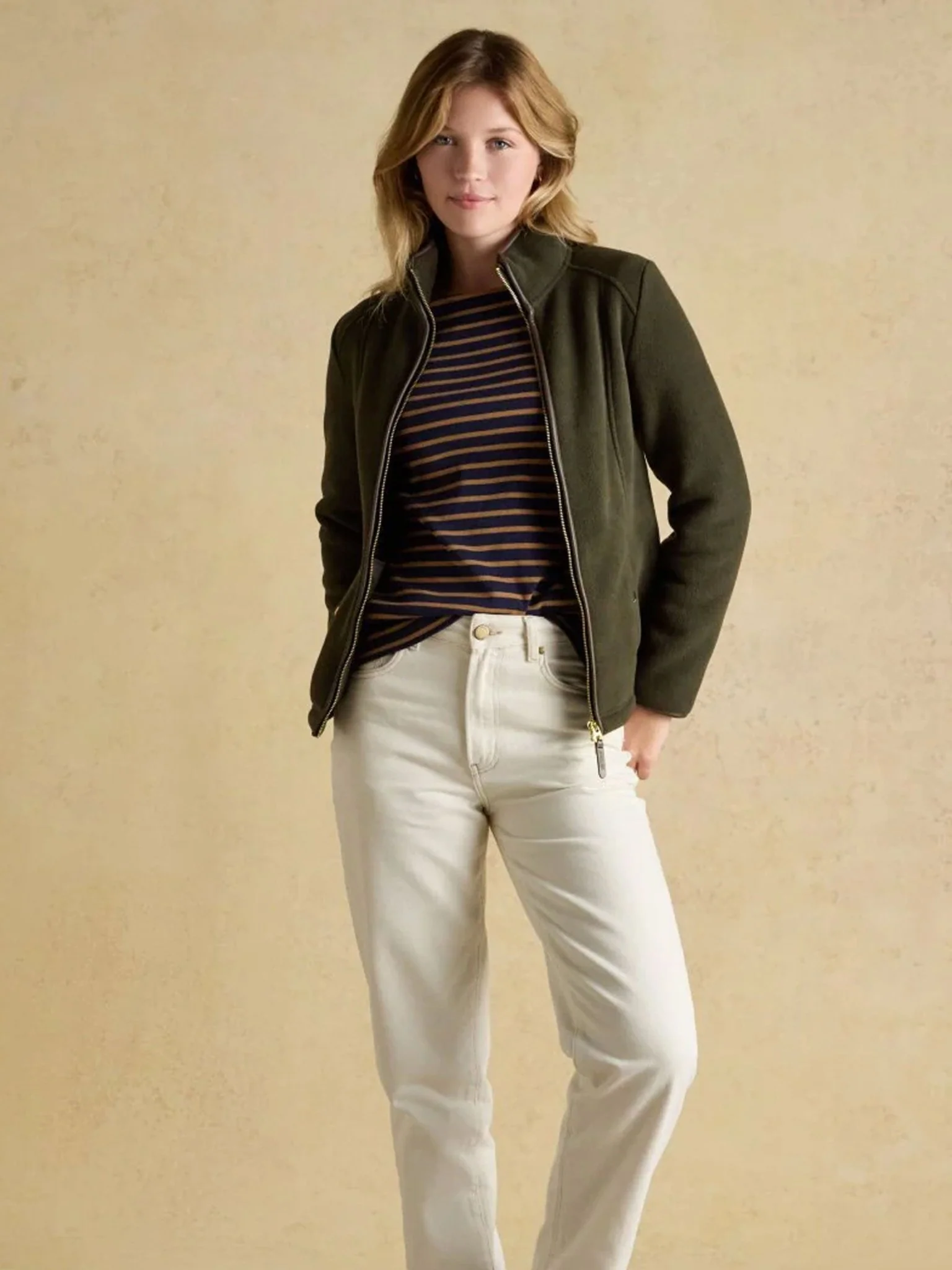 Joules Womens Heritage Fleece Jacket / Ladies Full zip fleece coat - Image 13