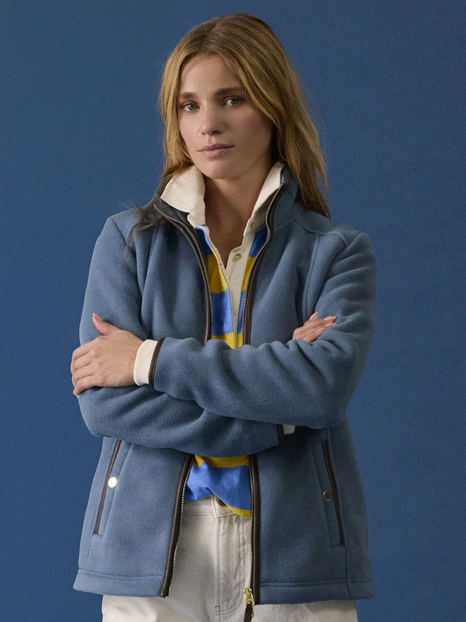 Joules Womens Heritage Fleece Jacket / Ladies Full zip fleece coat - Image 8