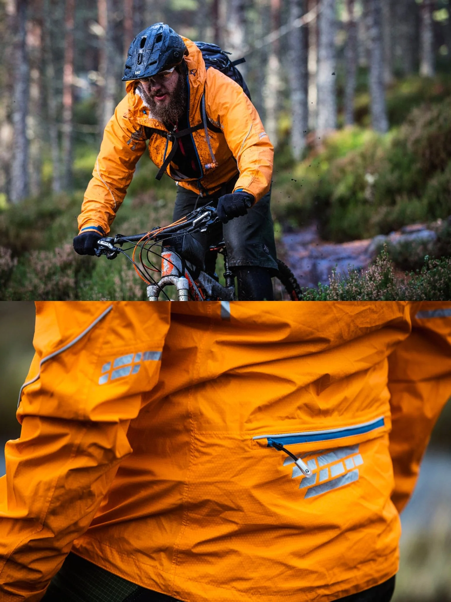 Keela Outdoors -  Keela Mens Saxon Waterproof, Breathable lightweight Jacket / coat with hood - Image 5