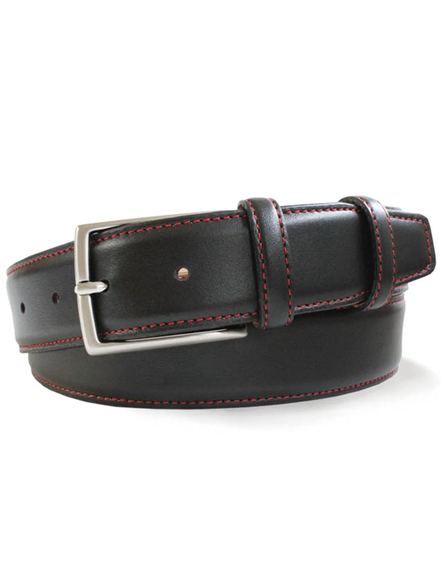 Robert Charles Belts 3751 Calfskin Leather Mens belt - 35mm leather width - Made in Italy - Image 7