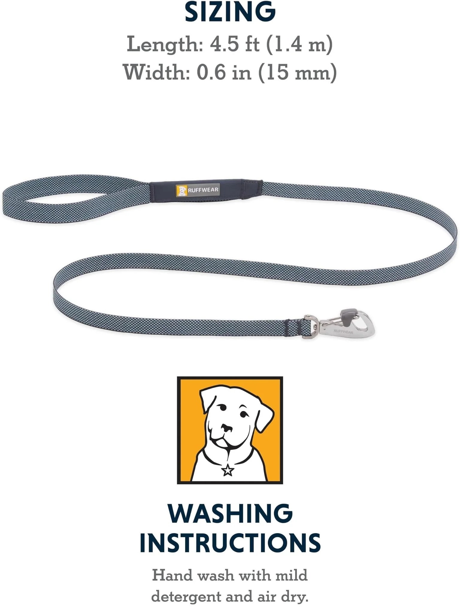 Ruffwear - Hi & Light Dog Lead, Ultra Lightweight No Pull 1.4m Dog Leash, Portable Adjustable & Heavy Duty Dog Lead, Strong & Slim Anti Tangle Dog Walking & Dog Training Lead - Image 4