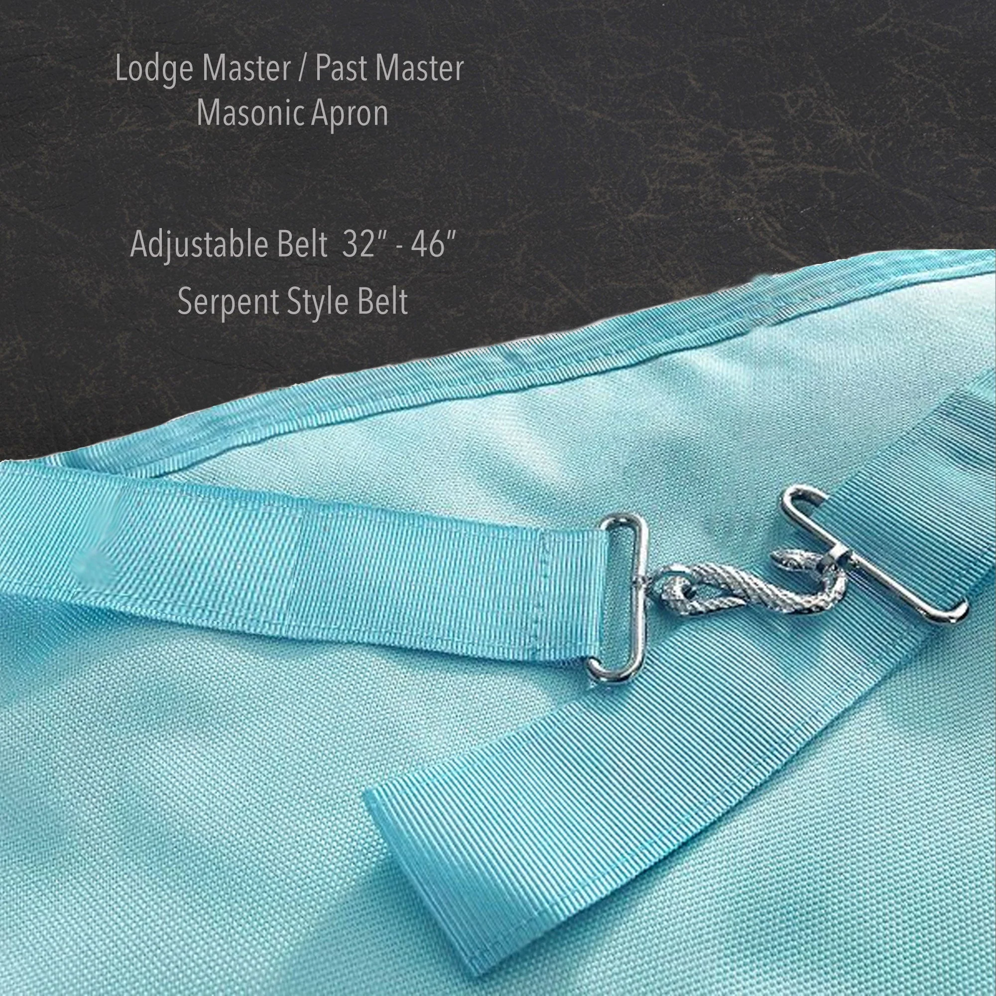 Worshipful Master / Past Master Apron - Premium Lambskin Leather - Masons Craft Masonic regalia - Image 3
